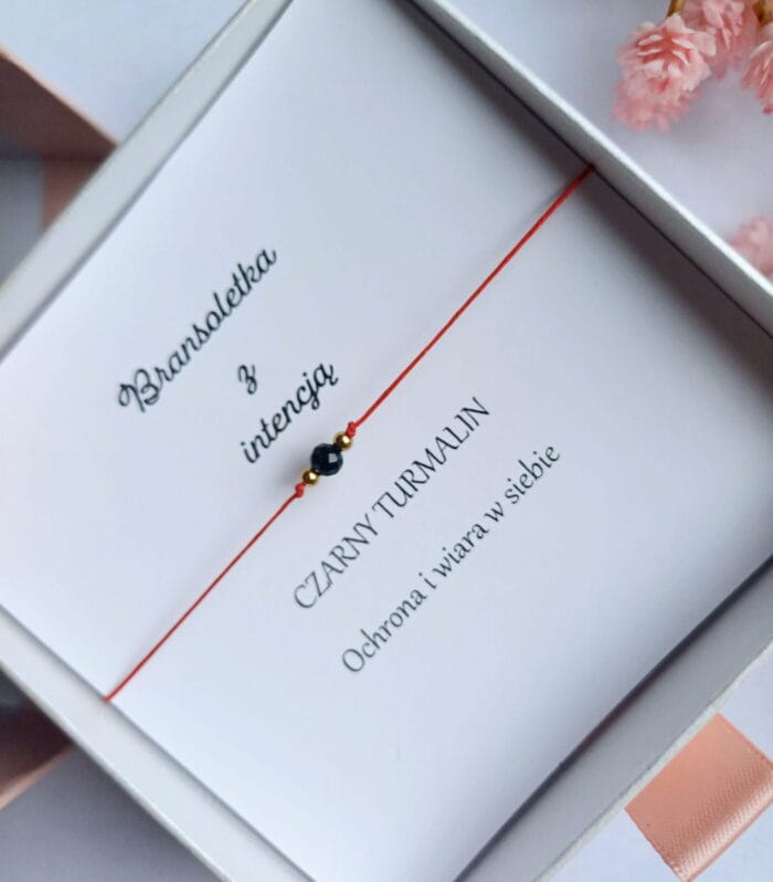 Turmalin  & czerwona nić