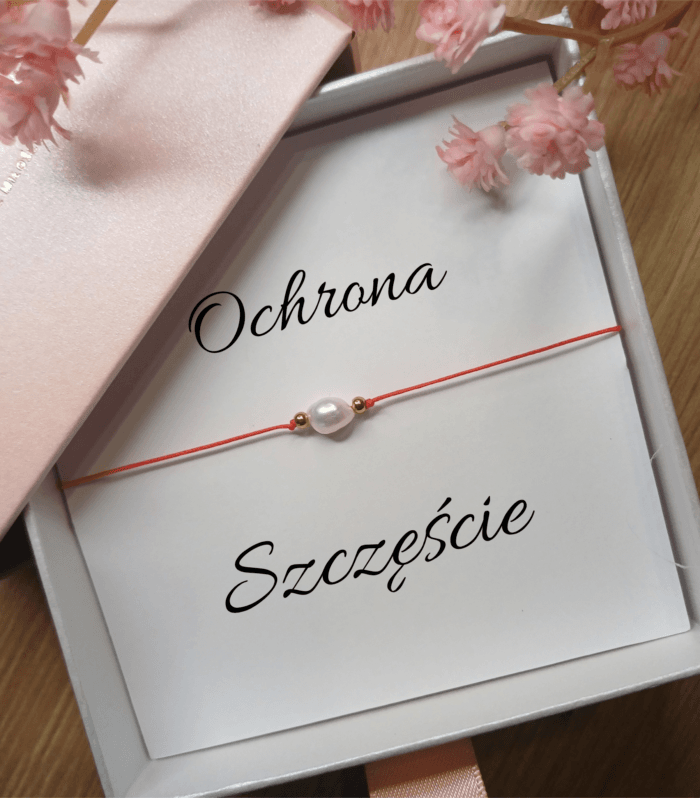 Perła & czerwona nić