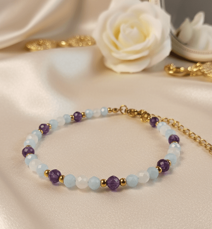 Akwamaryn, Ametyst & Kwarc Różowy