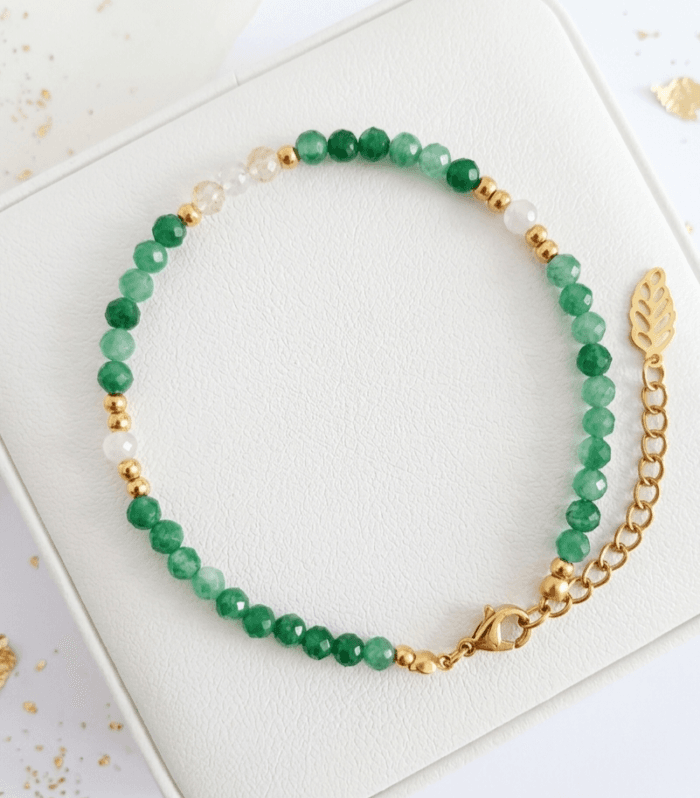 Bransoletka Awenturyn, Cytryn & Kwarc różowy