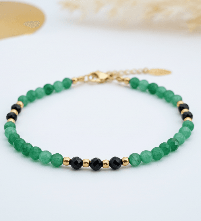 Bransoletka Awenturyn & Turmalin