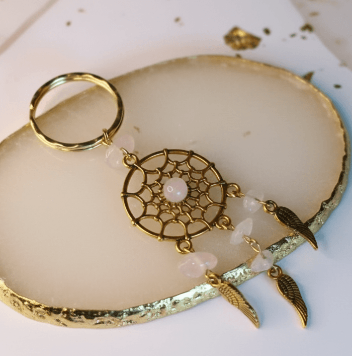 Brelok Kwarc Różowy