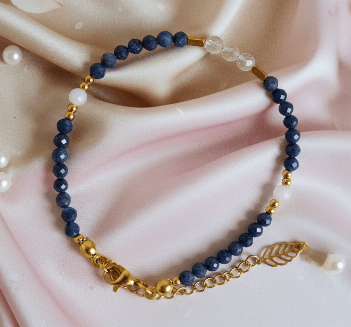 Szafir, cytryn & kwarc różowy